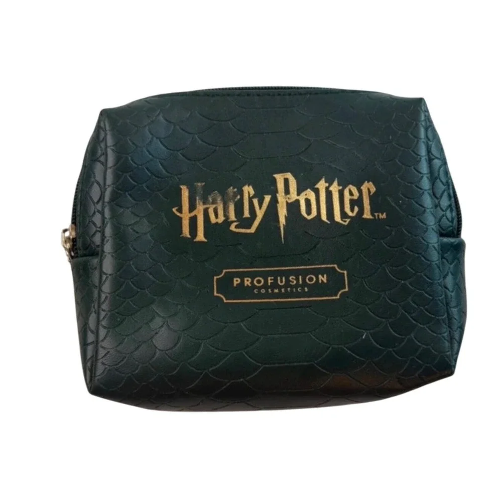 Flawed Gem! Harry Potter Profusion Nagini Snakeskin Emerald Makeup Bag Cosmetic